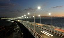 Installation of LED Streetlights In Both Traffic Intensive and Residential Streets In A city In New 